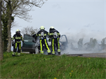 Prio 1 Brand Wegvervoer Auto Trekwei Driezum
